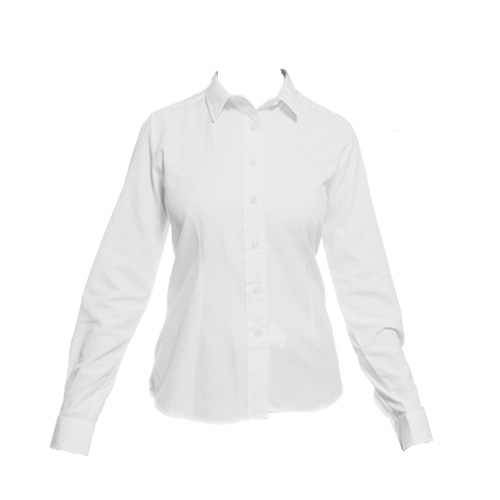 CAMISA PREZ OXFORD DAMA MANGA LARGA - Artículos Promocionales MAS RECIO